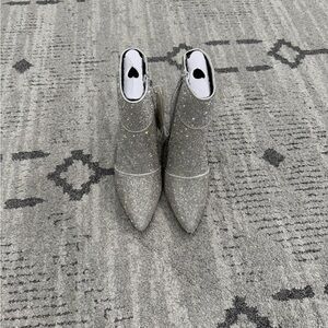 a new day Sparkling Silver Heeled Boots